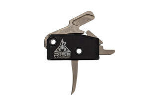 Rise Armament High Performance Trigger is a drop-in single stage trigger with silver bow and anti-walk pins